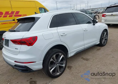 2020 Audi Q3 Premium Plus 45 Tfsi S Line Quattro Tiptronic z USA, uszkodzony, nr VIN WA1EECF30L1123882